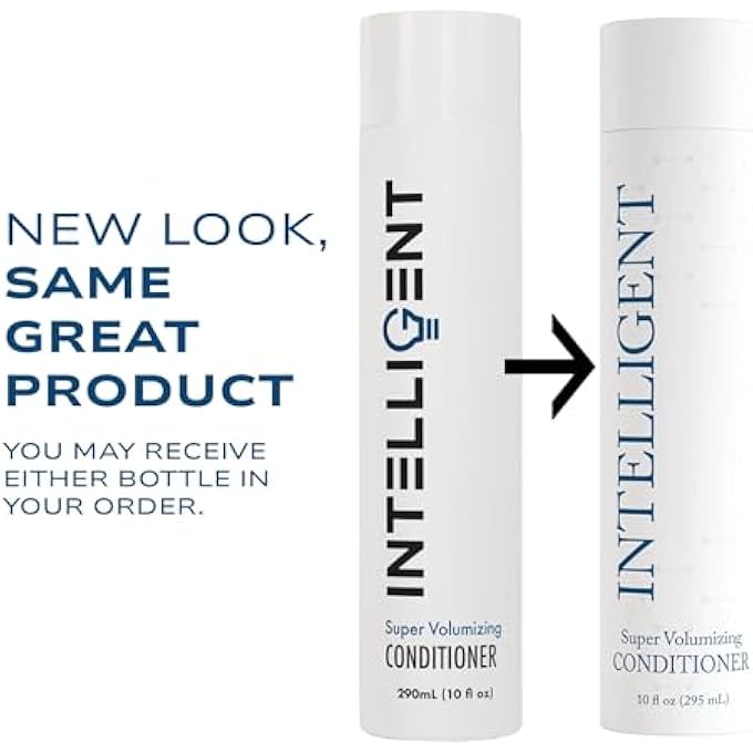 INTELLIGENT SUPER VOLUMIZING HAIR LOSS CONDITIONER - STRENGTHENS WEAKENED HAIR AND MAXIMIZES VOLUME | ALL HAIR TYPES FOR MEN AND WOMEN | 10 FL OZ (290 ML) - Image 2